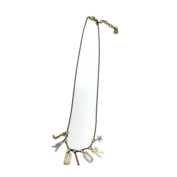 AUTHENTIC CHRISTIAN DIOR JADIOR Rhinestone Necklace - Picture 1 of 6